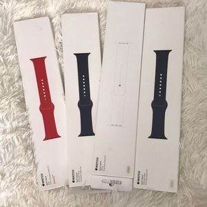 SOLD! Apple 25/each.  Watch bands. NWB.